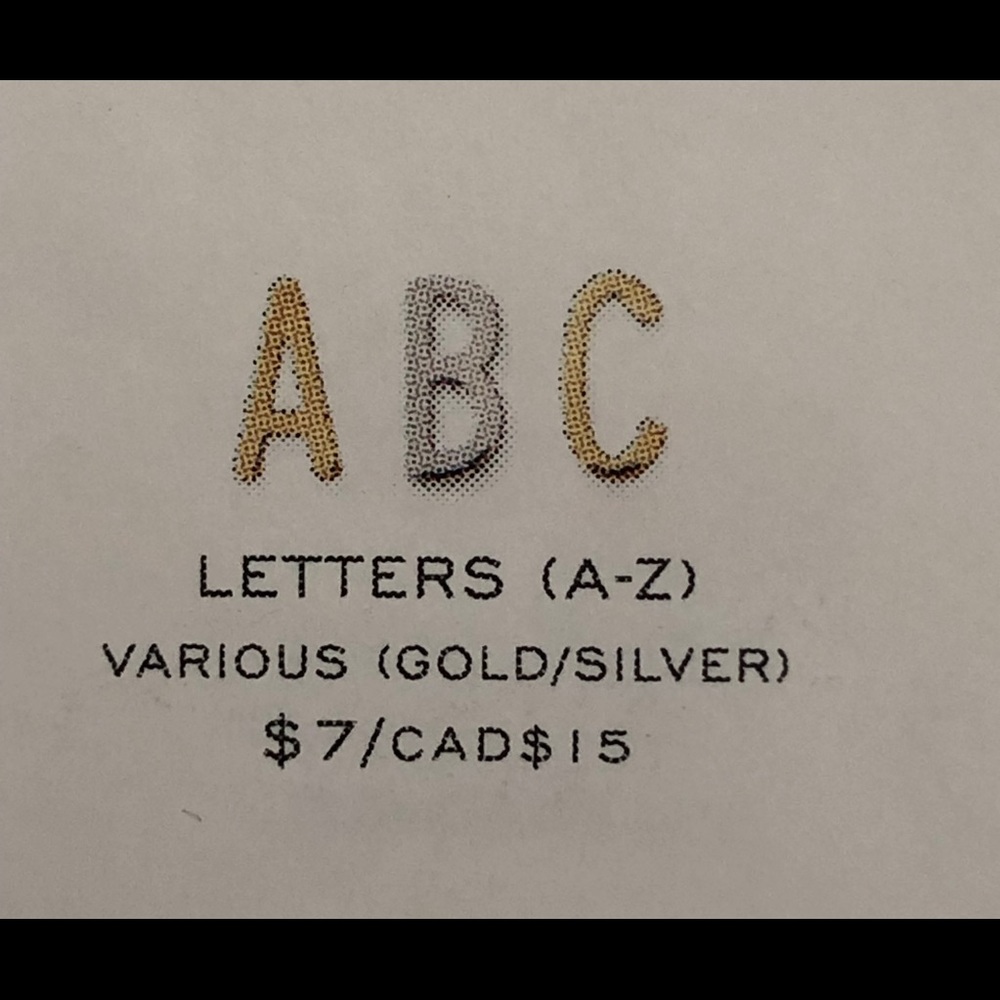 KEEP Collective Letters - Super Discount - Free Shipping